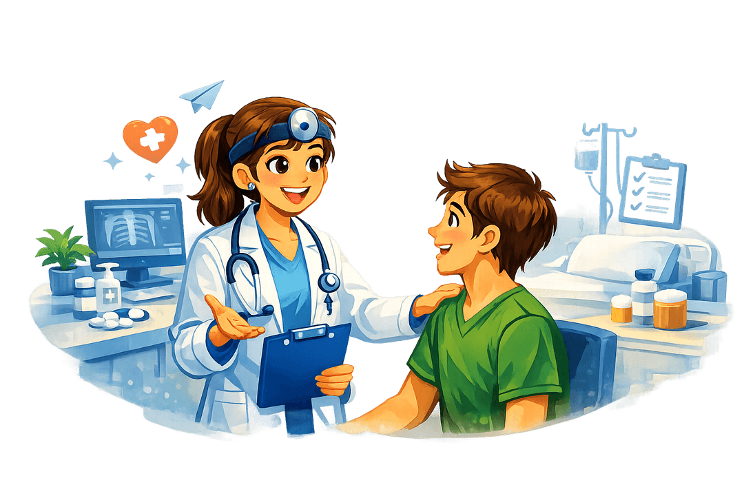 Doctor and patient